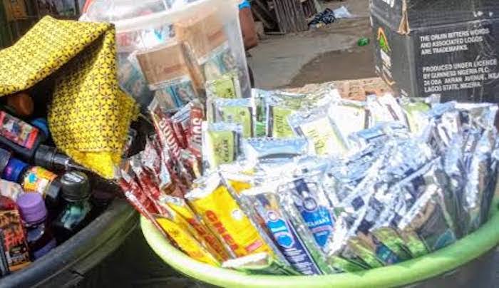 Sachet alcohol