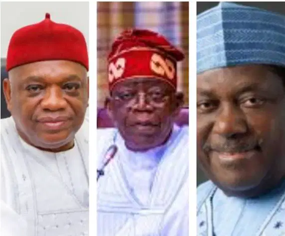 Orji Uzor Kalu, Tinubu and George Akume