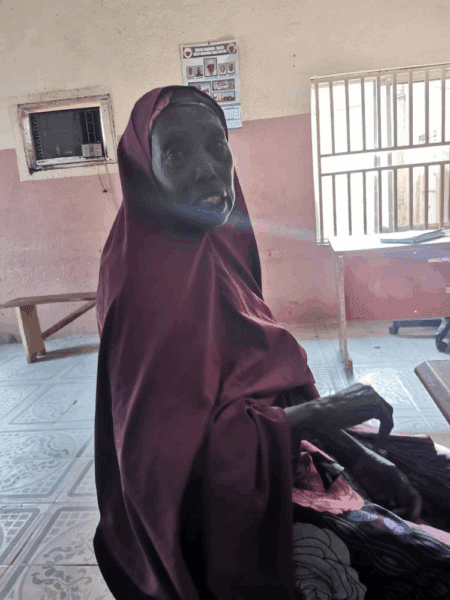Hadiza Abubakar at the office of the NHRC in Kano