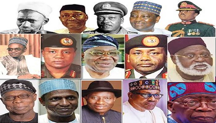 NIGERIAN-PAST-LEADERS