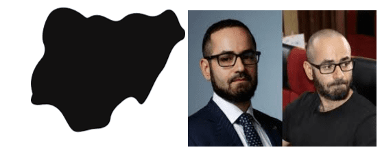Nigeria map and Binance executive