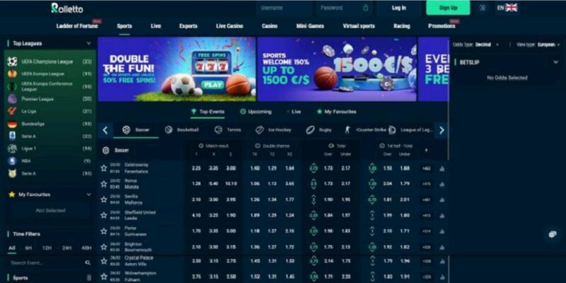 Rolletto betting website