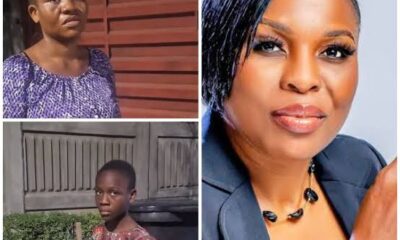 Adetoun and the sweeping woman