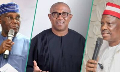Atiku, Peter Obi and Kwankwaso