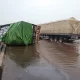 Otedola-bridge Truck falls again