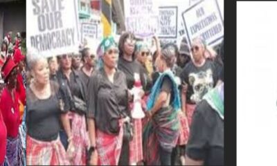 Protesting women in Rivers State