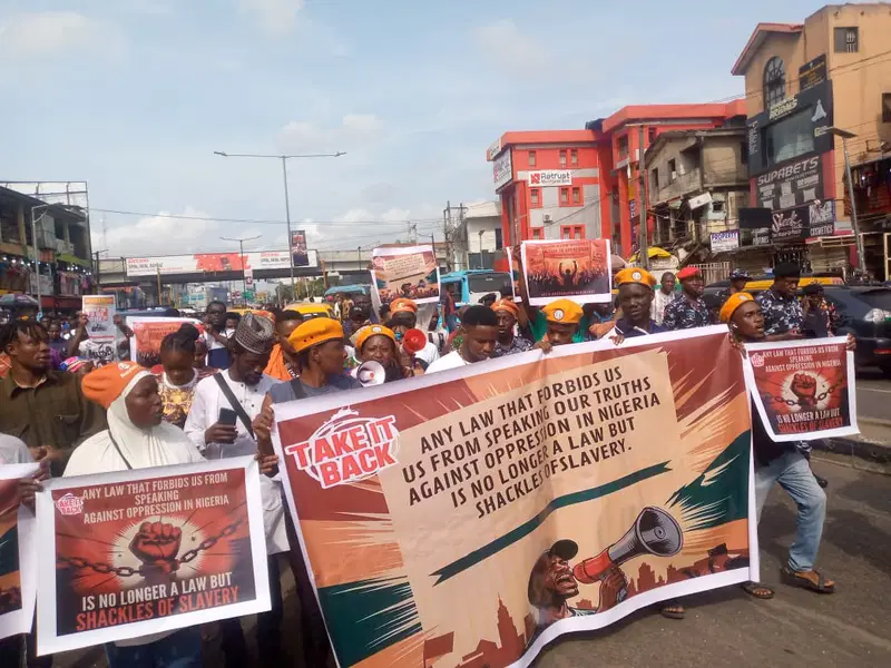 Take it back protest march