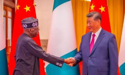 Tinubu and Xi Jinping of China
