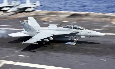 US Super-Hornet fighter jet