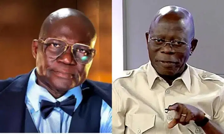 Adams Oshiomhole and Abati