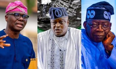 Sanwo-Olu, Obasa and Tinubu