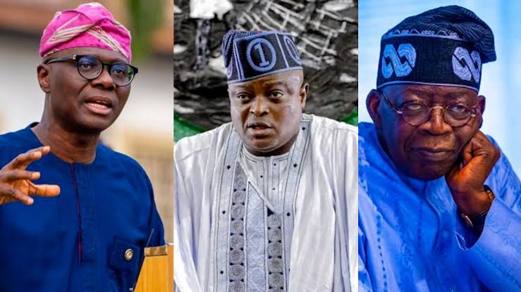 Sanwo-Olu, Obasa and Tinubu