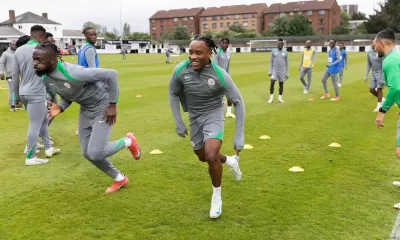 Super Eagles training - Ahmed Musa