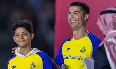 Ronaldo and son