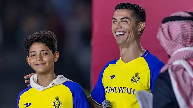 Ronaldo and son