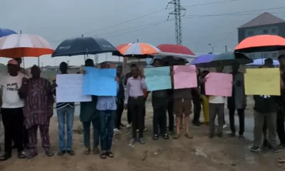 Protesting residents of Surulere