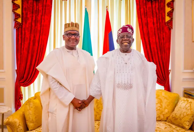 Tinubu and Dangote