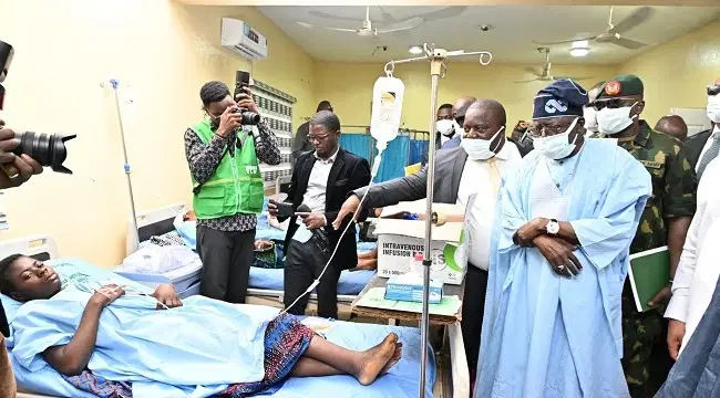 Tinubu visits Benue victims