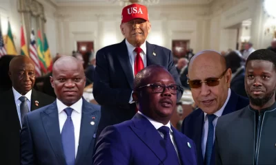 African leaders in Washington, July 2025
