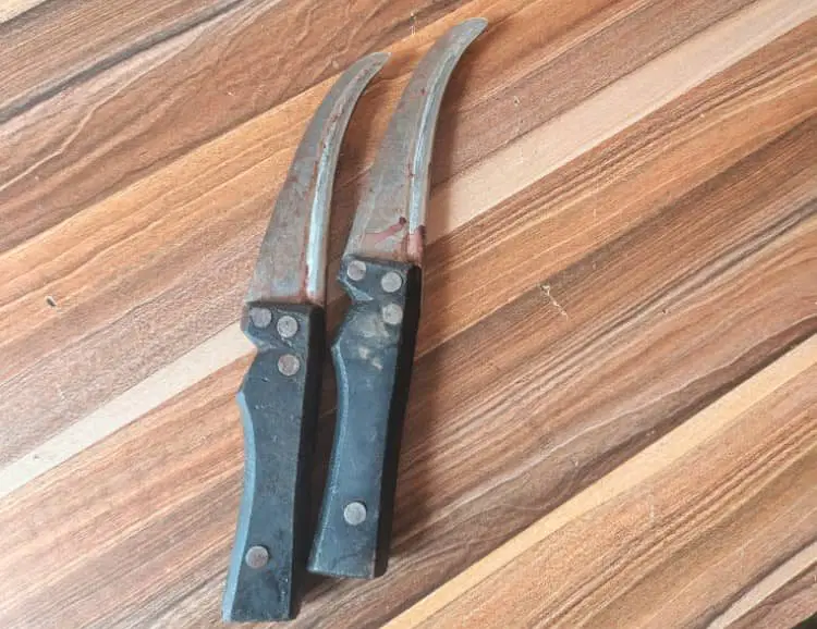 Knife and stabbing