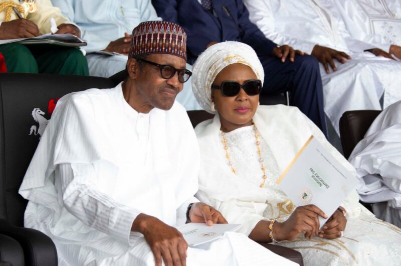 Late Buhari and Wife