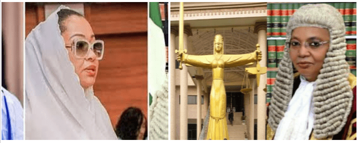 Natasha and Justice Binta Nyako