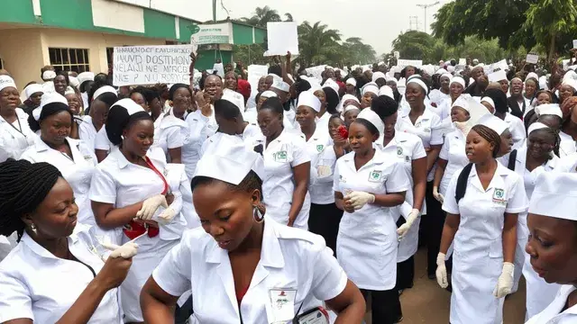 Nurses on nationwide strike