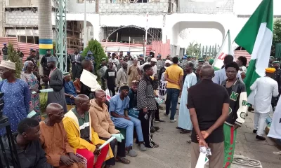 Retired police officers protests in Abuja