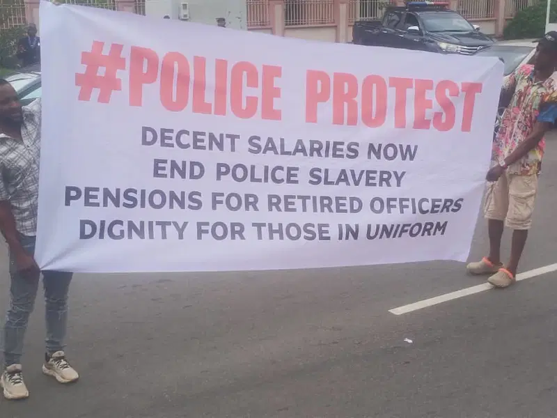 Sowore leads protest to Police Force HQ