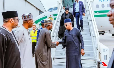 Vice President Kashim Shettima arrives London