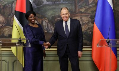Mozambican Foreign Minister Maria Lucas and Sergei Lavrov, July 2025