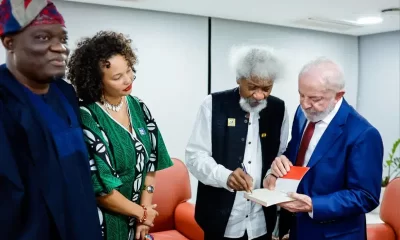 Ajoyemi Osunleye, President Lula of Brazil Soyinka