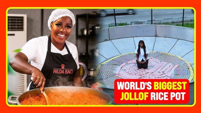 Hilda Baci Biggest Pot of Jollof Rice-GWR
