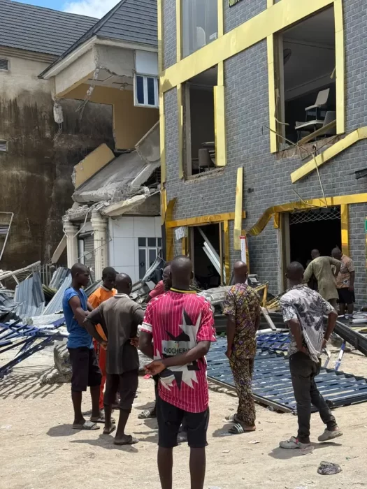Lagos Government demolished houses at Trade Fair