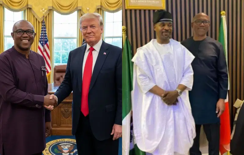 Peter Obi, Trump and MC Oluomo