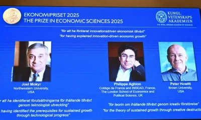 Mokyr, Aghion, and Howitt Win Nobel Prize in Econo