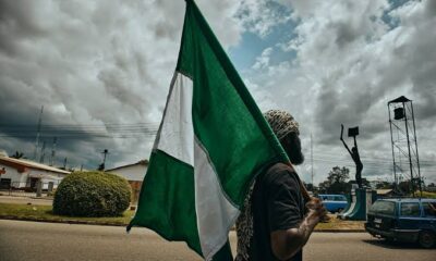 Nigeria Flag and flagboy