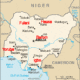 TRIBAL MAP - Igbo, Yoruba and Hausa