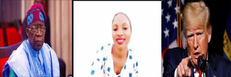 Tinubu, Deborah Yakubu and Trump