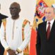 Ghana's Ambassador Dr. Jehu Appiah with Foreign Minister Sergey Lavrov and President Vladimir Putin, Jan. 15, 2026
