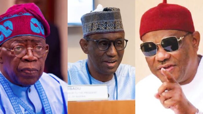 Tinubu, Ribadu and Wike